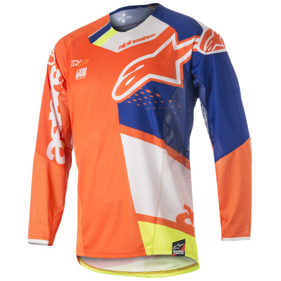 Blue sales motocross jersey