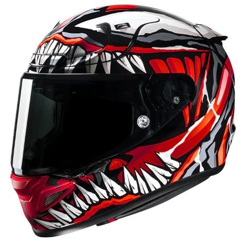 Casco Integral HJC RPHA 12 Maximized Venom Marvel Moto Helmets Sebastian