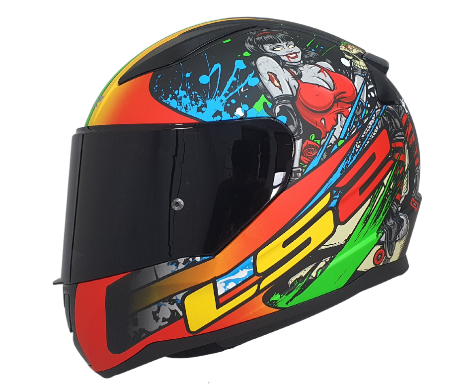 Casco LS2 Rapid Solid Negro Mate – Moto Helmets & Sebastian