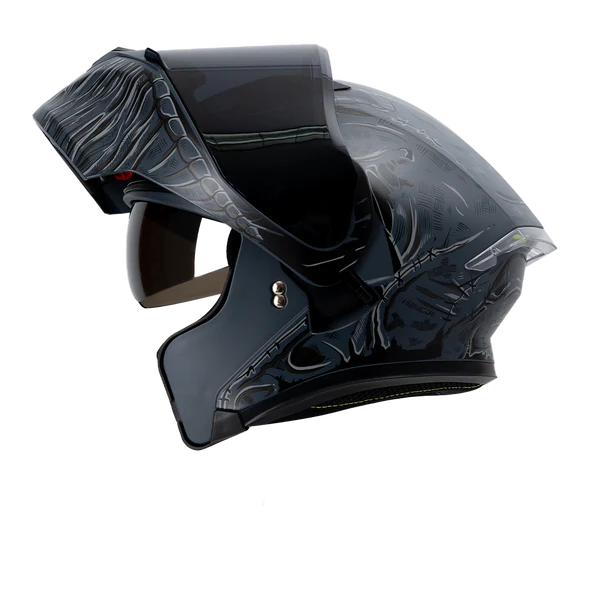 CASCO ABATIBLE IMMORTALE 3120 SCARECROW NEGRO