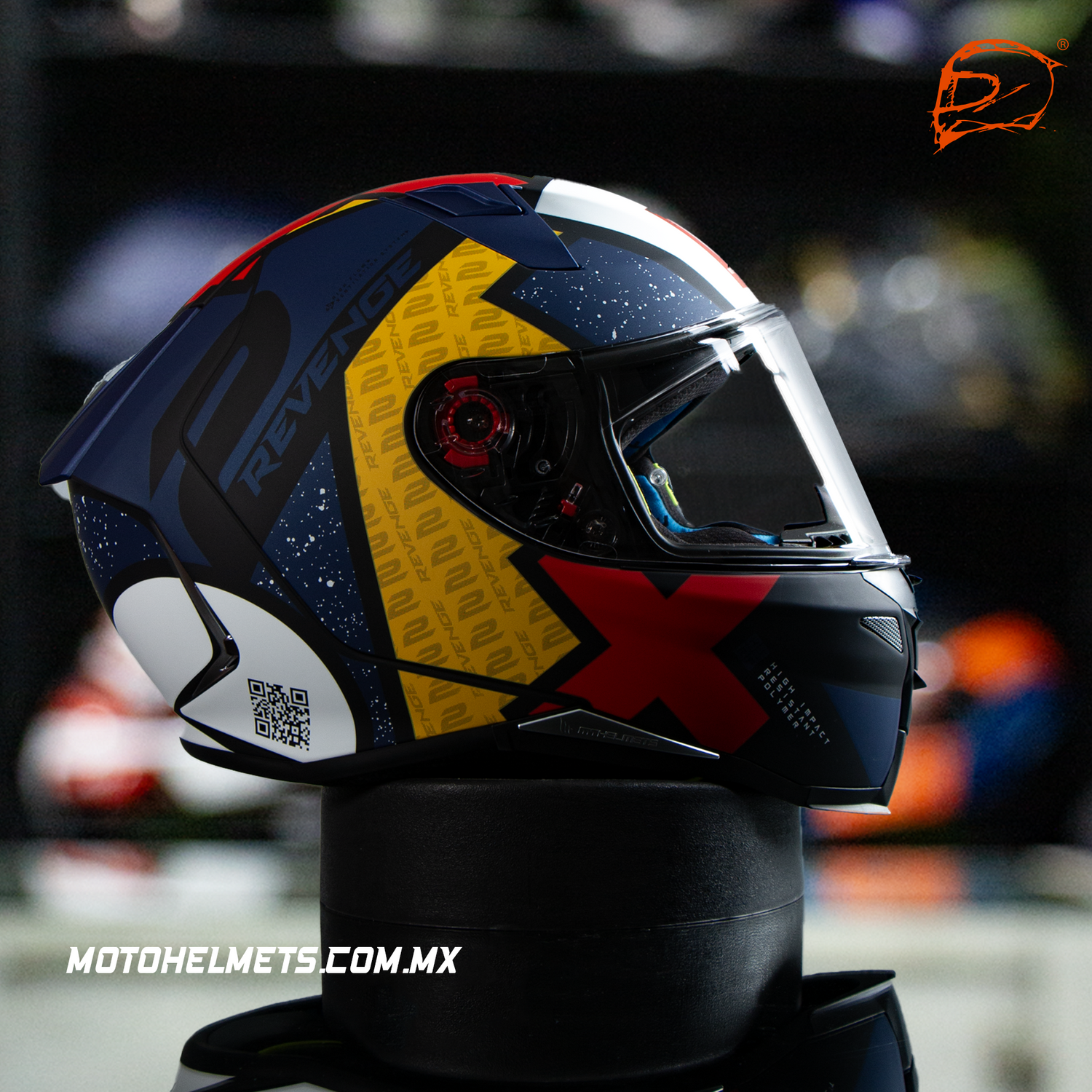 CASCO MT FF110 REVENGE 2 LIGHT B7 AZUL