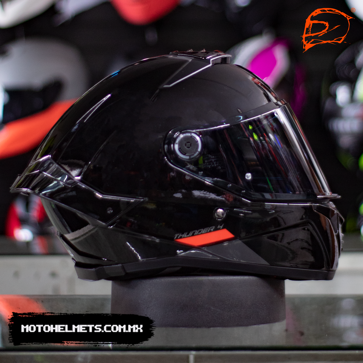 CASCO INTEGRAL MT THUNDER 4 SV BRILLO