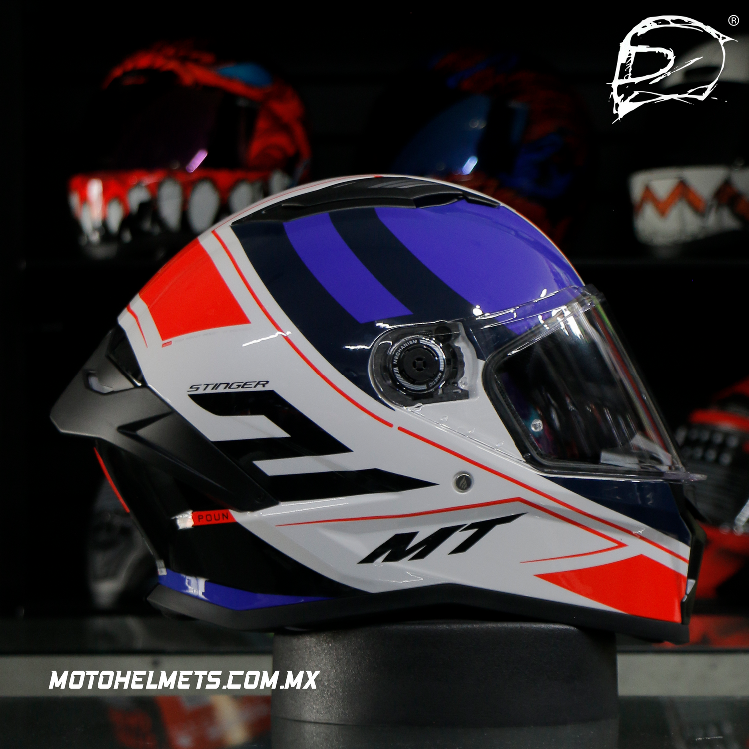 CASCO INTEGRAL MT STINGER 2 POUN A7 BRILLO