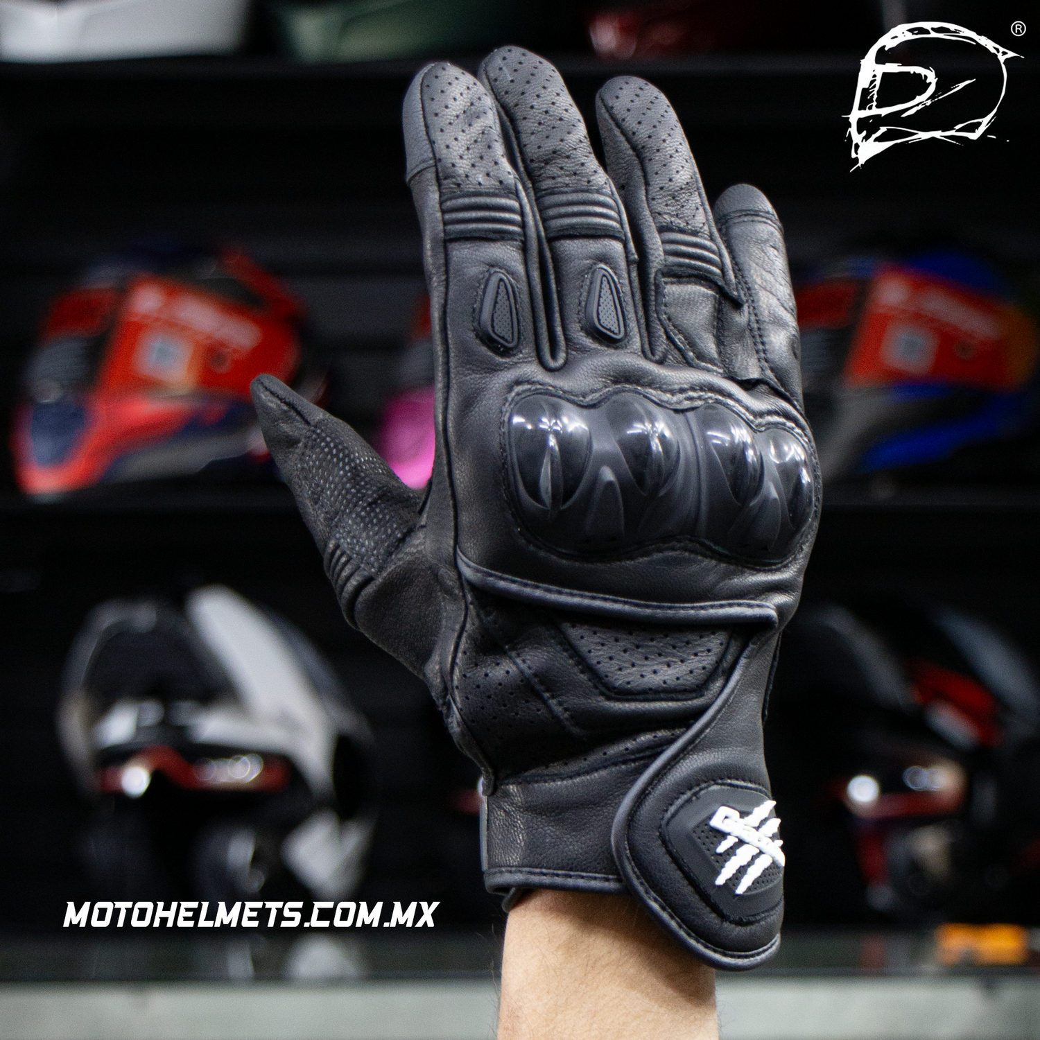 Guantes De Piel Giacomo T800 Negro