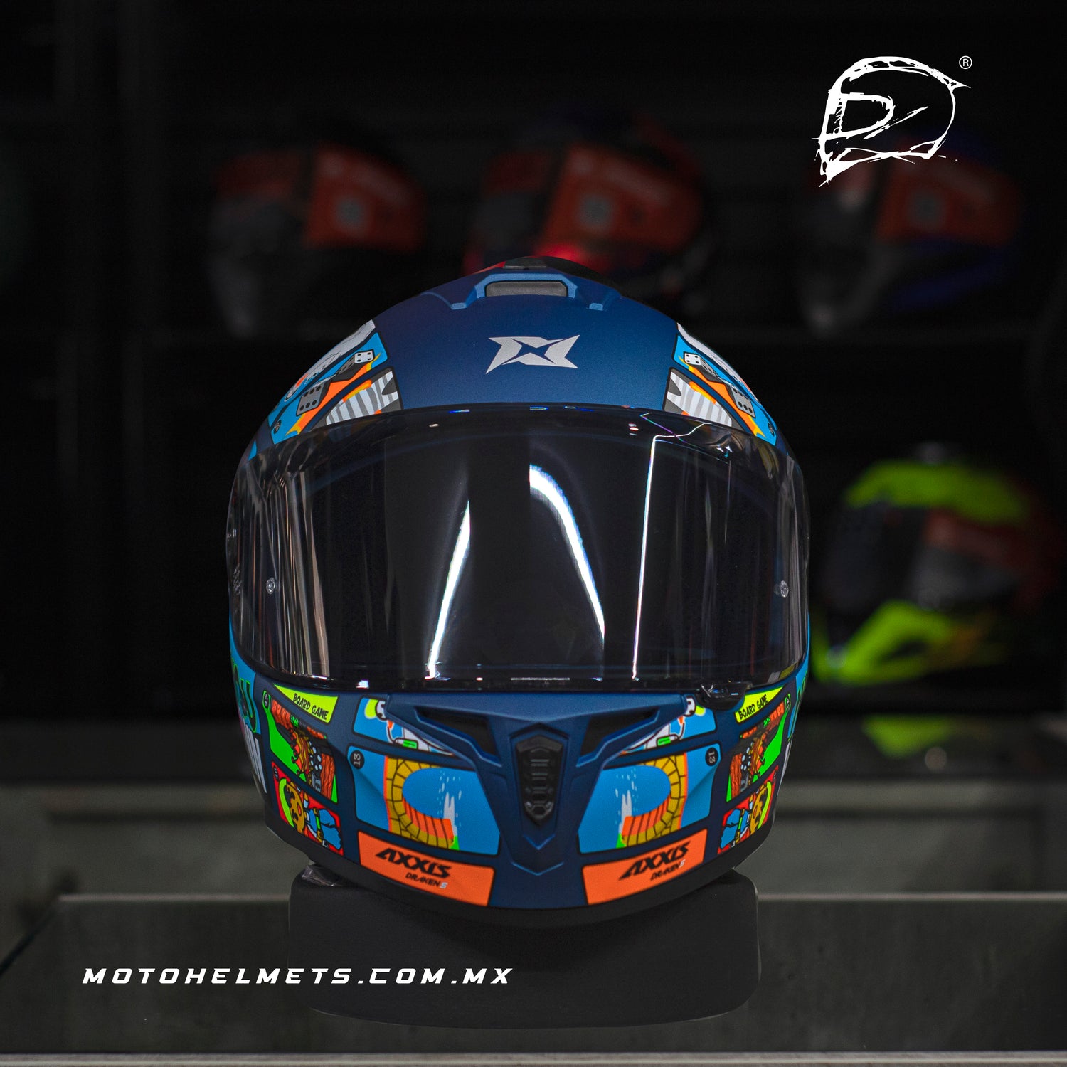 CASCO INTEGRAL AXXIS DRAKEN GOOSE GAME A7