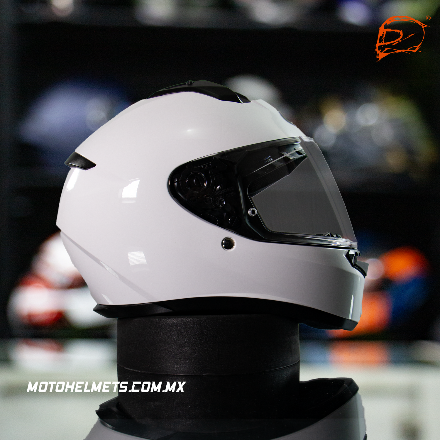 CASCO INTEGRAL HJC C10 BLANCO GLOSS