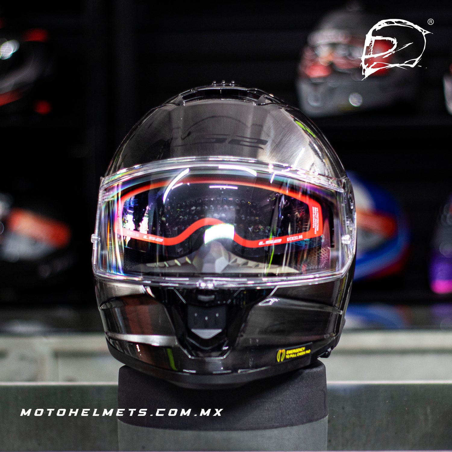 CASCO INTEGRAL LS2 STREAM ll JEANS TITANIUM FF808