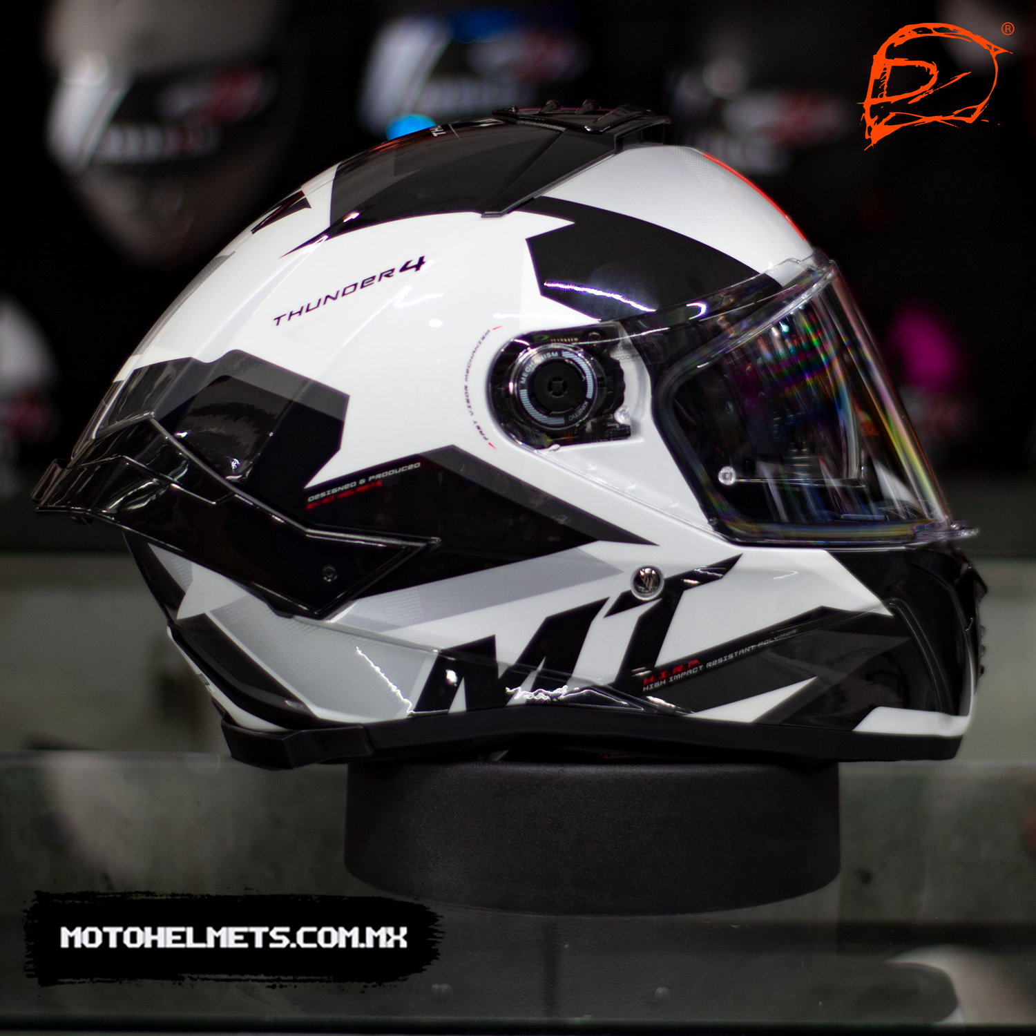 CASCO INTEGRAL MT THUNDER 4 SV EXCEO C2 TITANIUM