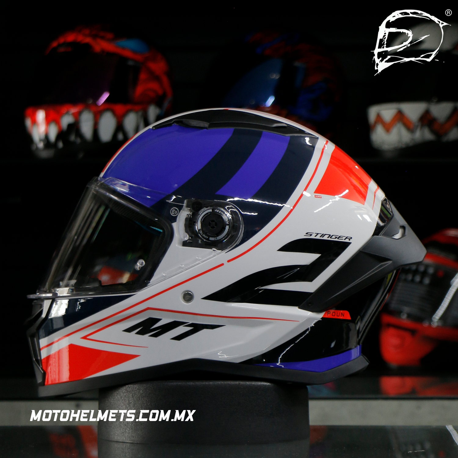 CASCO INTEGRAL MT STINGER 2 POUN A7 BRILLO