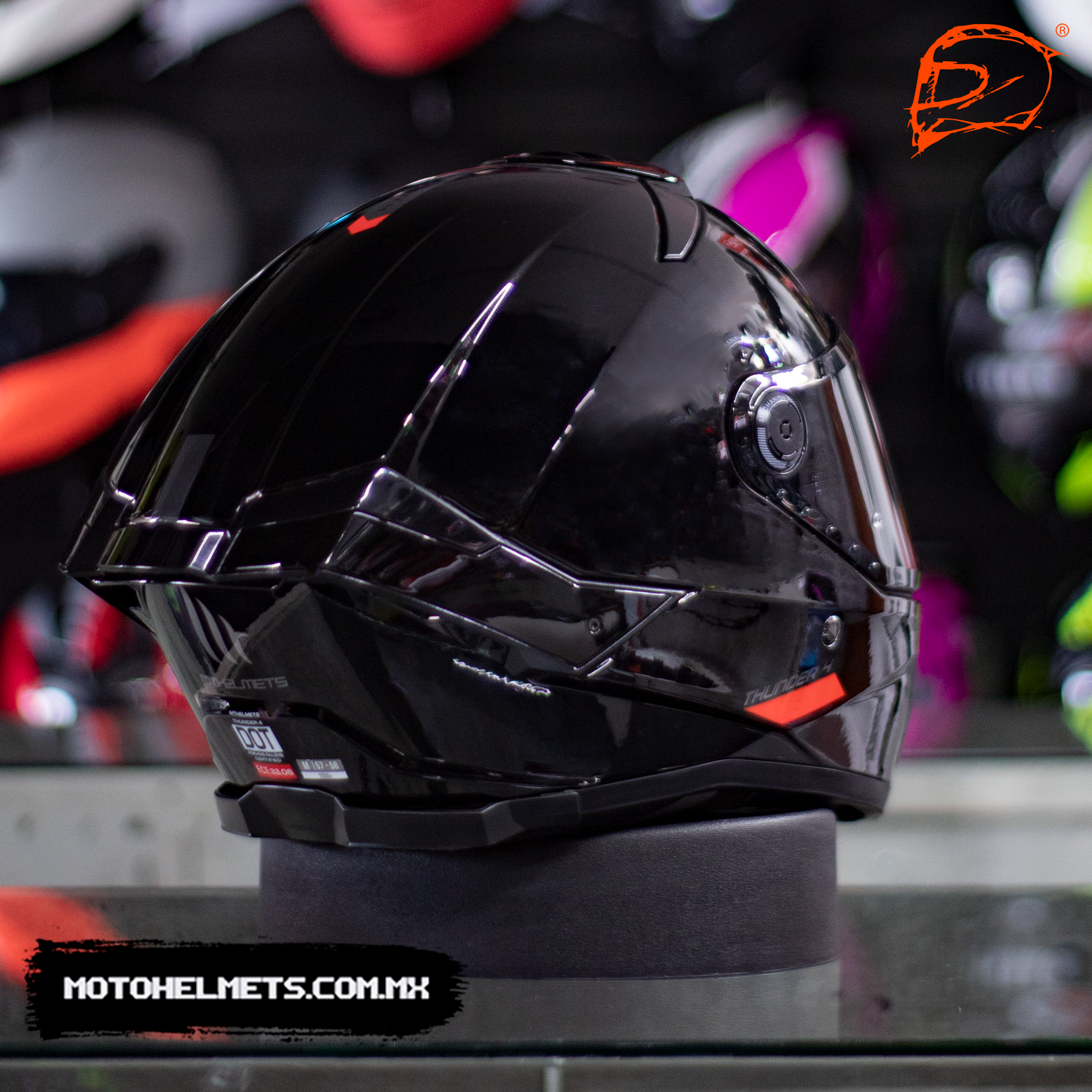 CASCO INTEGRAL MT THUNDER 4 SV BRILLO