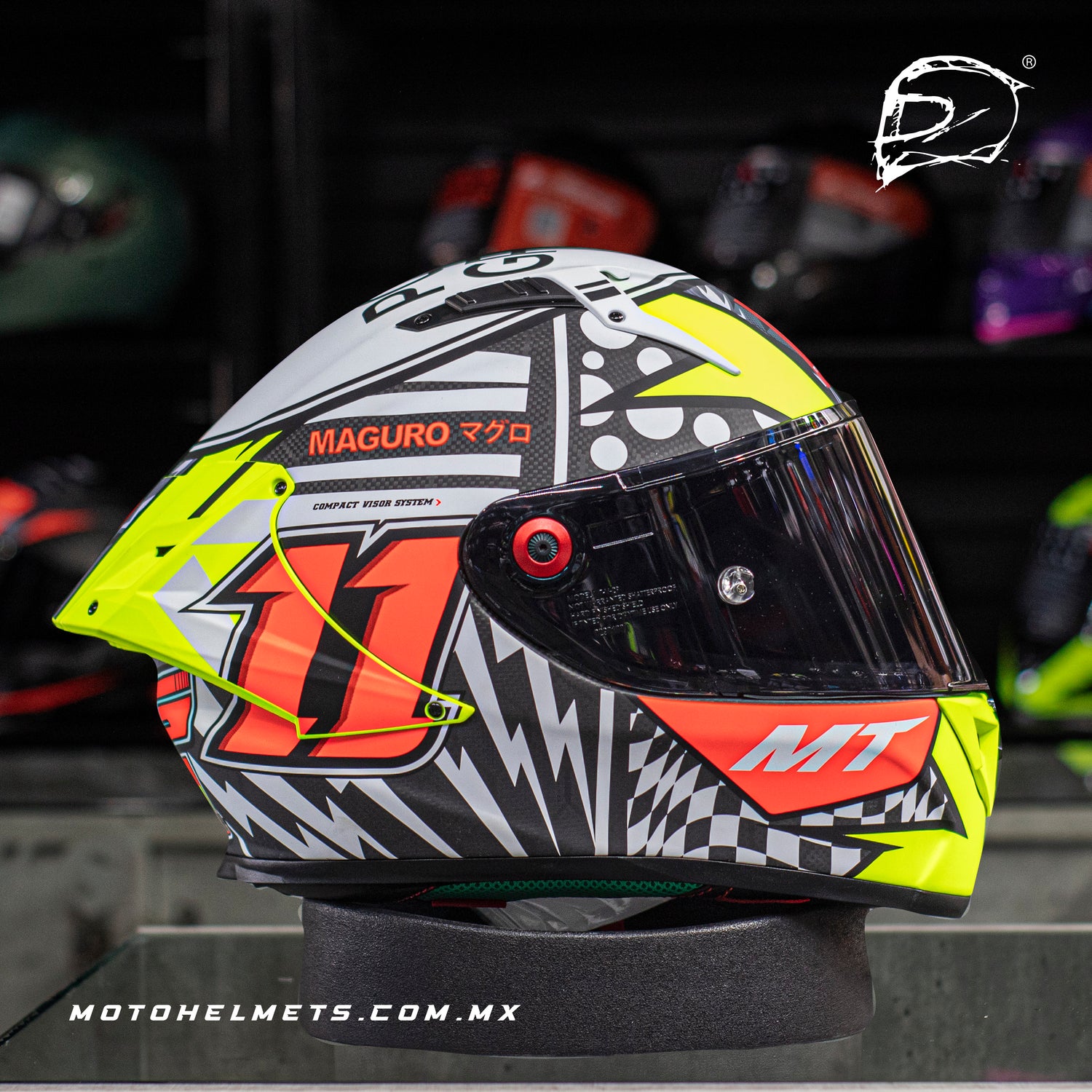 CASCO INTEGRAL DE CARBONO MT KRE SERGIO GARCIA FF103 A3 MATE