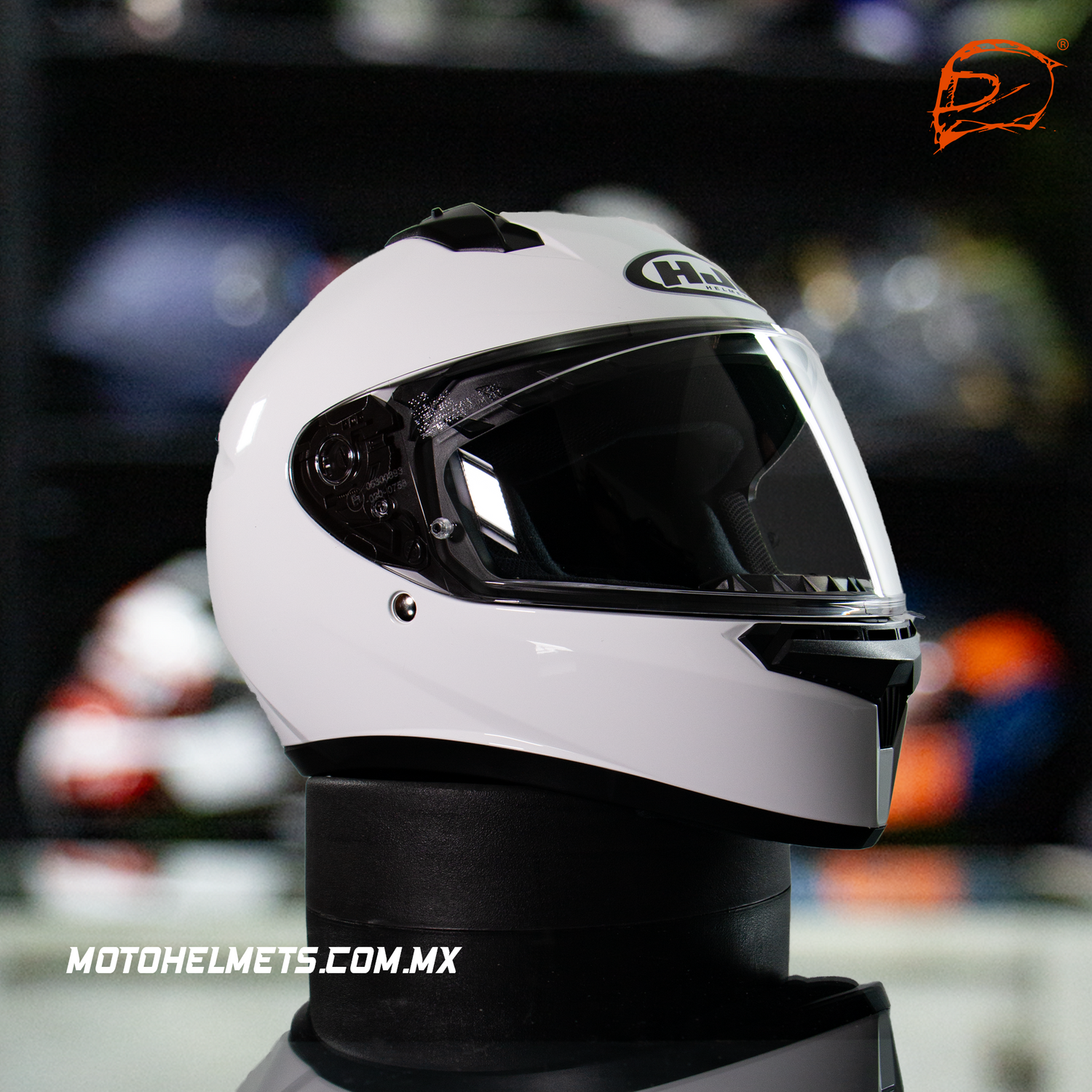 CASCO INTEGRAL HJC C10 BLANCO GLOSS