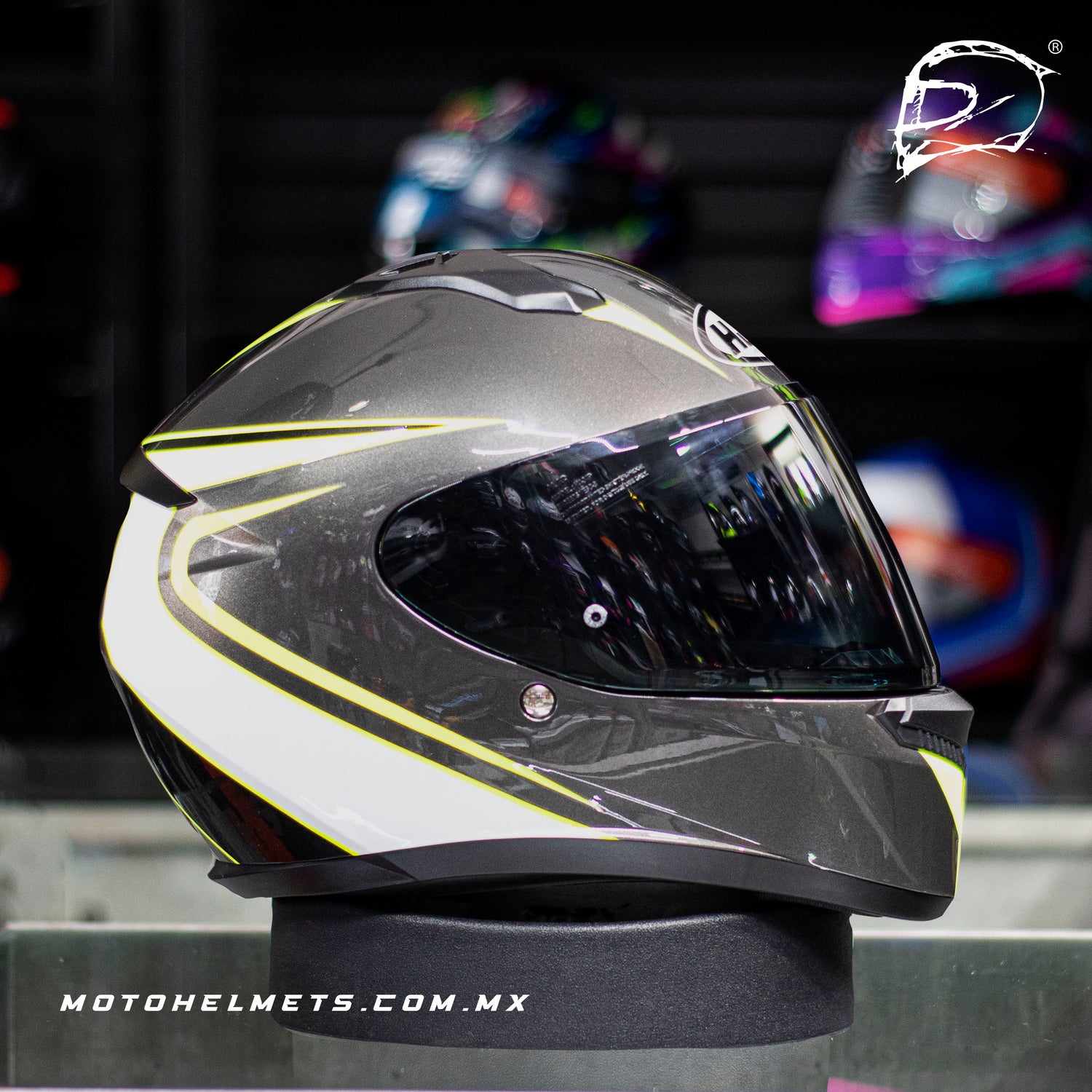 CASCO HJC C10 SANTO MC3H AMARILLO BRILLO