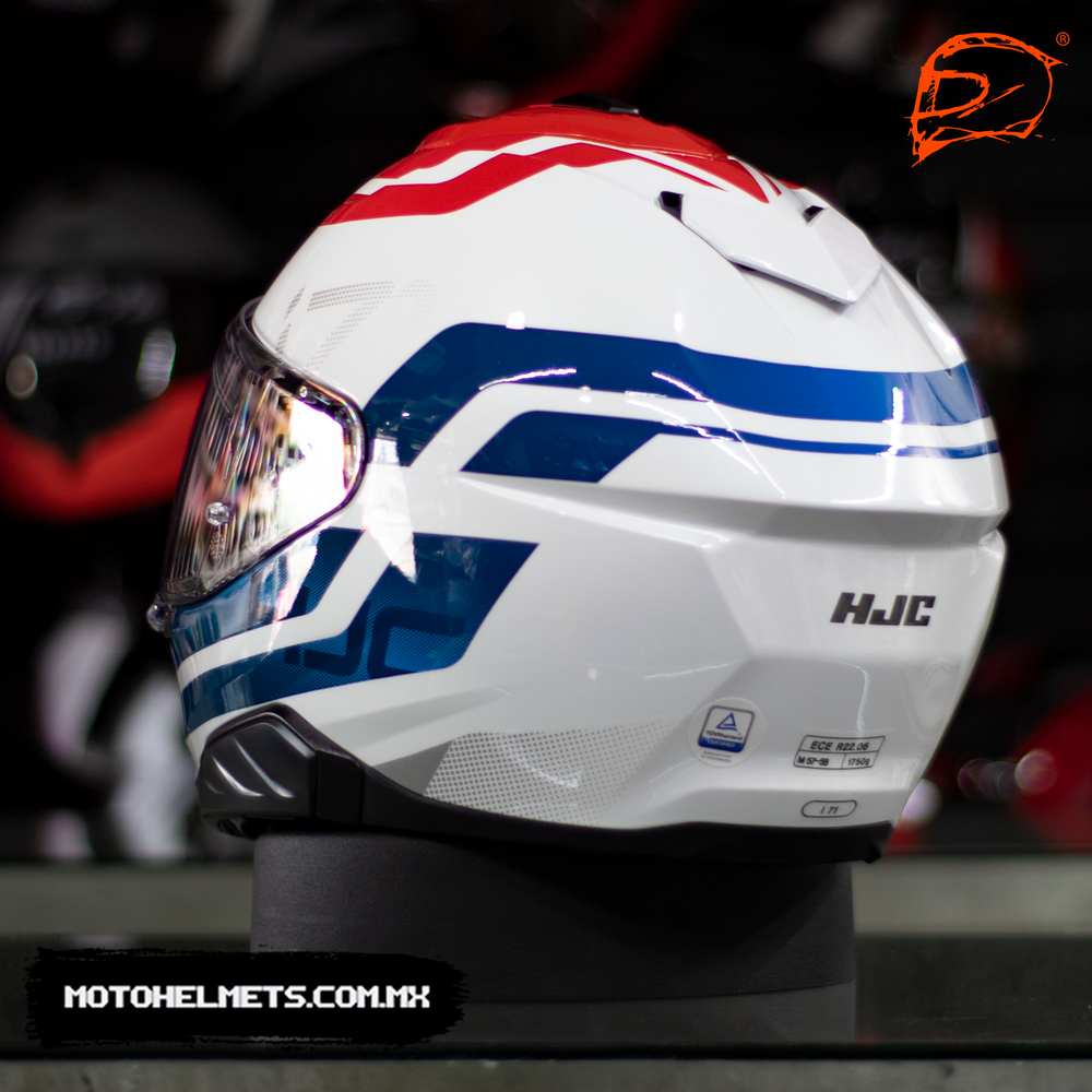 Casco Integral Hjc I71 Enta Mc21 Blanco Negro Rojo – Moto Helmets &  Sebastian