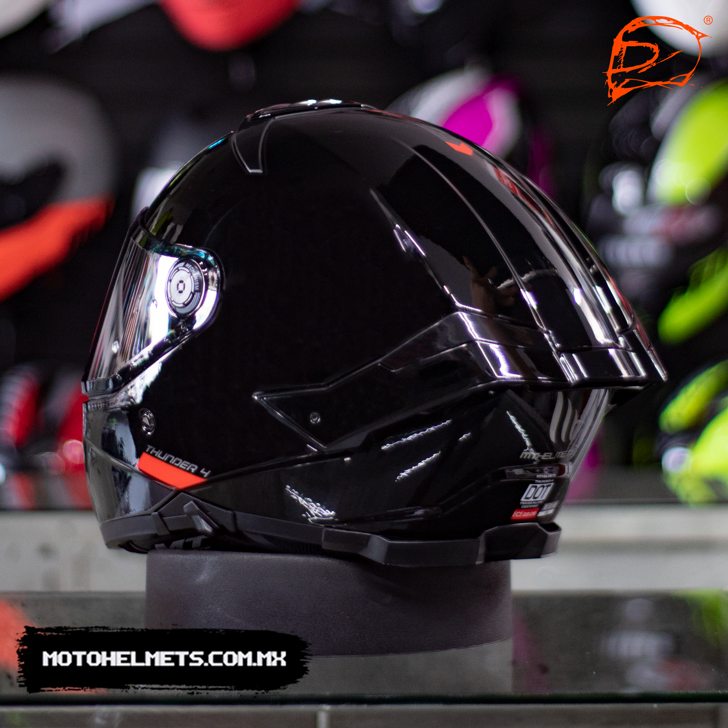 CASCO INTEGRAL MT THUNDER 4 SV BRILLO