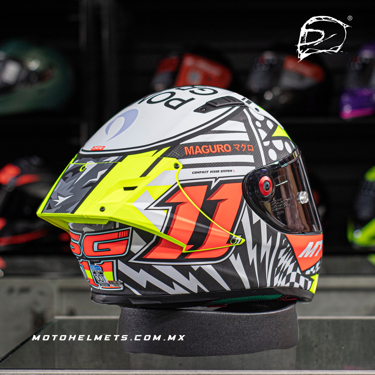 CASCO INTEGRAL DE CARBONO MT KRE SERGIO GARCIA FF103 A3 MATE