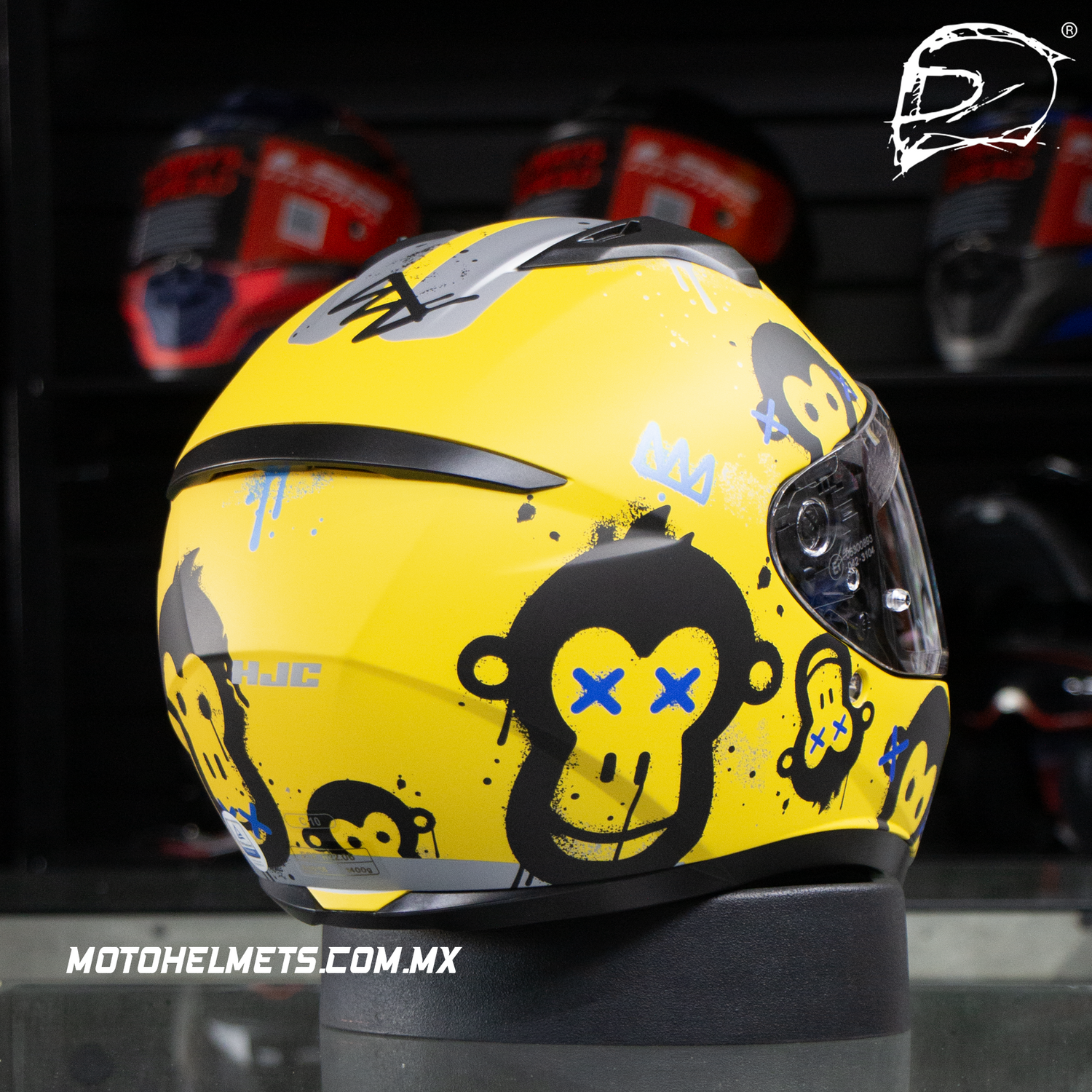 CASCO INTEGRAL HJC C10 GETI MC3SF AMARILLO