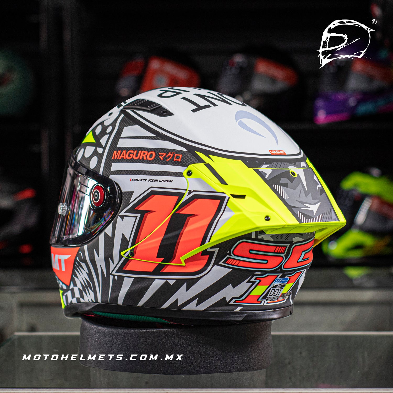 CASCO INTEGRAL DE CARBONO MT KRE SERGIO GARCIA FF103 A3 MATE