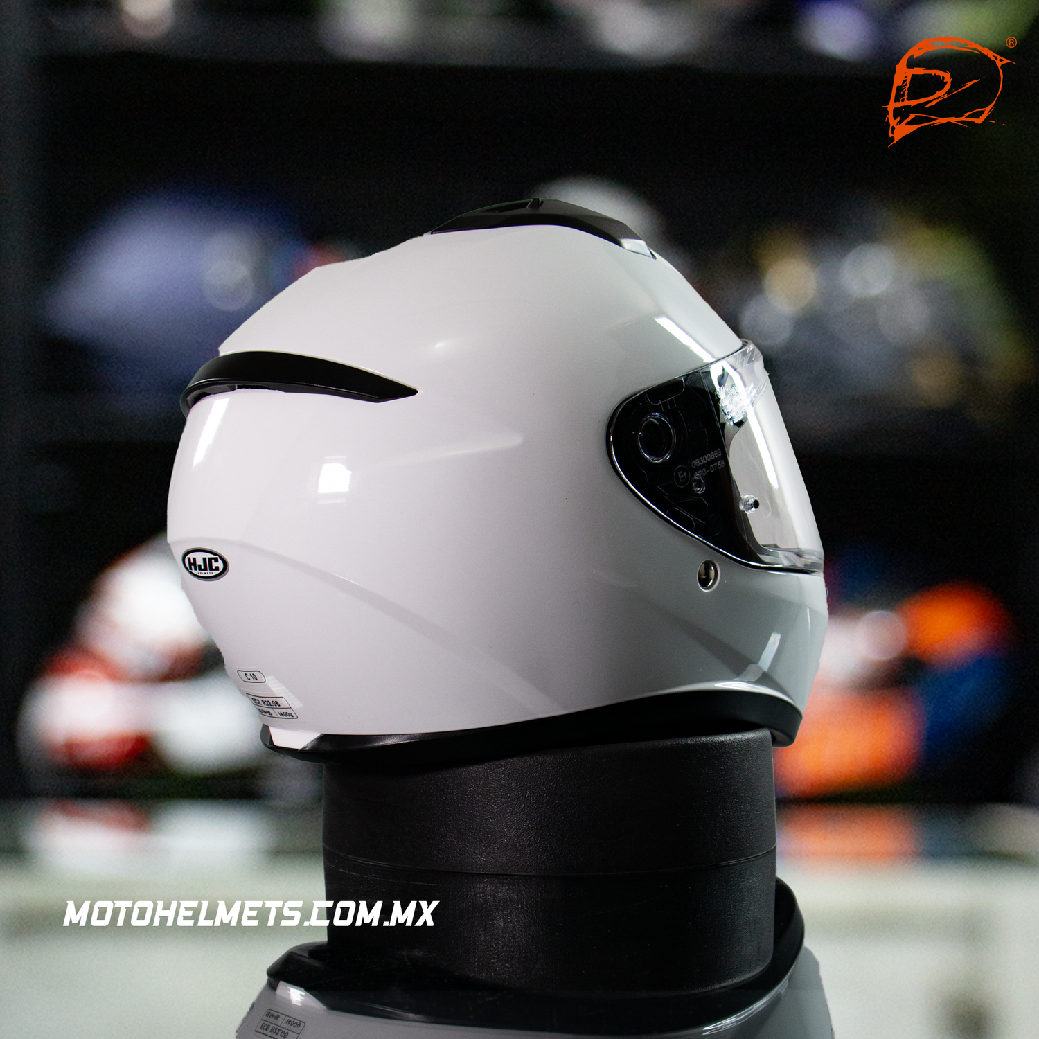 CASCO INTEGRAL HJC C10 BLANCO GLOSS