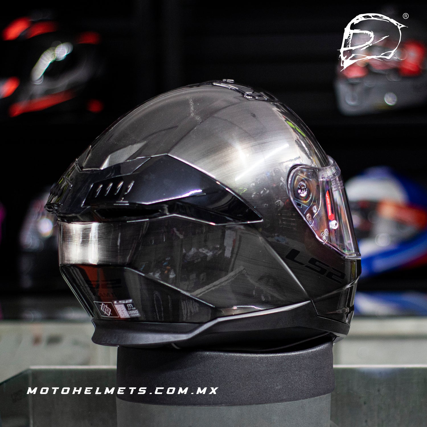 CASCO INTEGRAL LS2 STREAM ll JEANS TITANIUM FF808