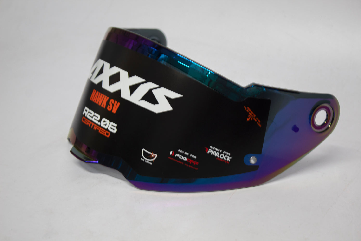 Mica Axxis  para casco Hawk y Pantera V-31 Iridium