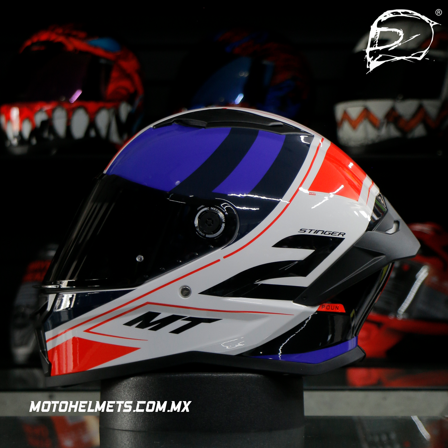 CASCO INTEGRAL MT STINGER 2 POUN A7 BRILLO