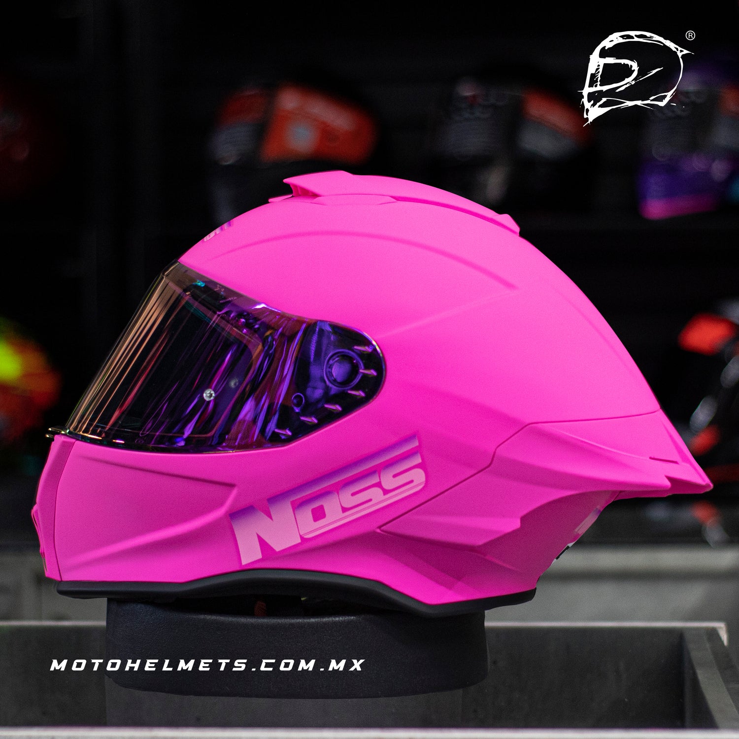 CASCO INTEGRAL NOSS NS 801S ROSA MATE ESPECIAL