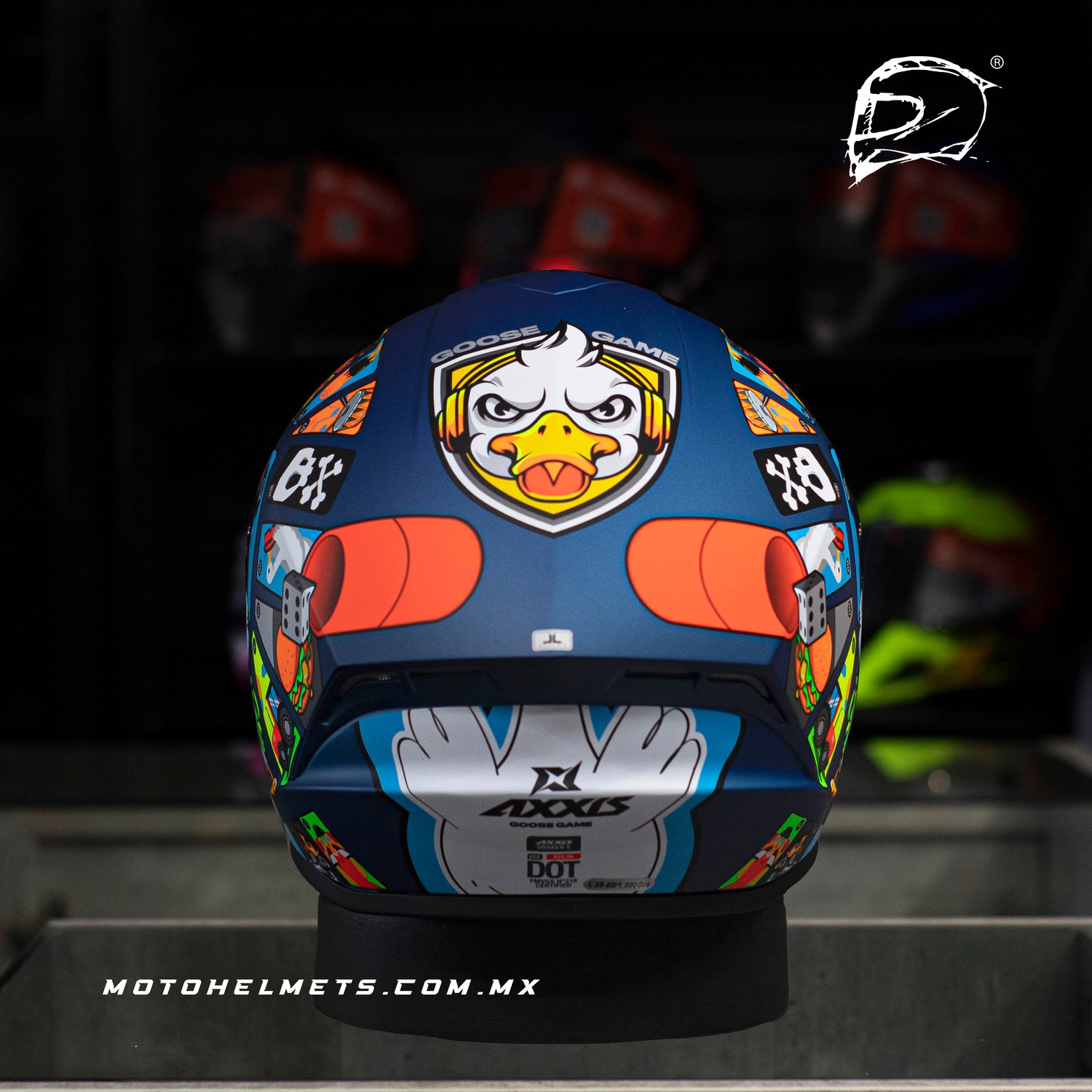 CASCO INTEGRAL AXXIS DRAKEN GOOSE GAME A7