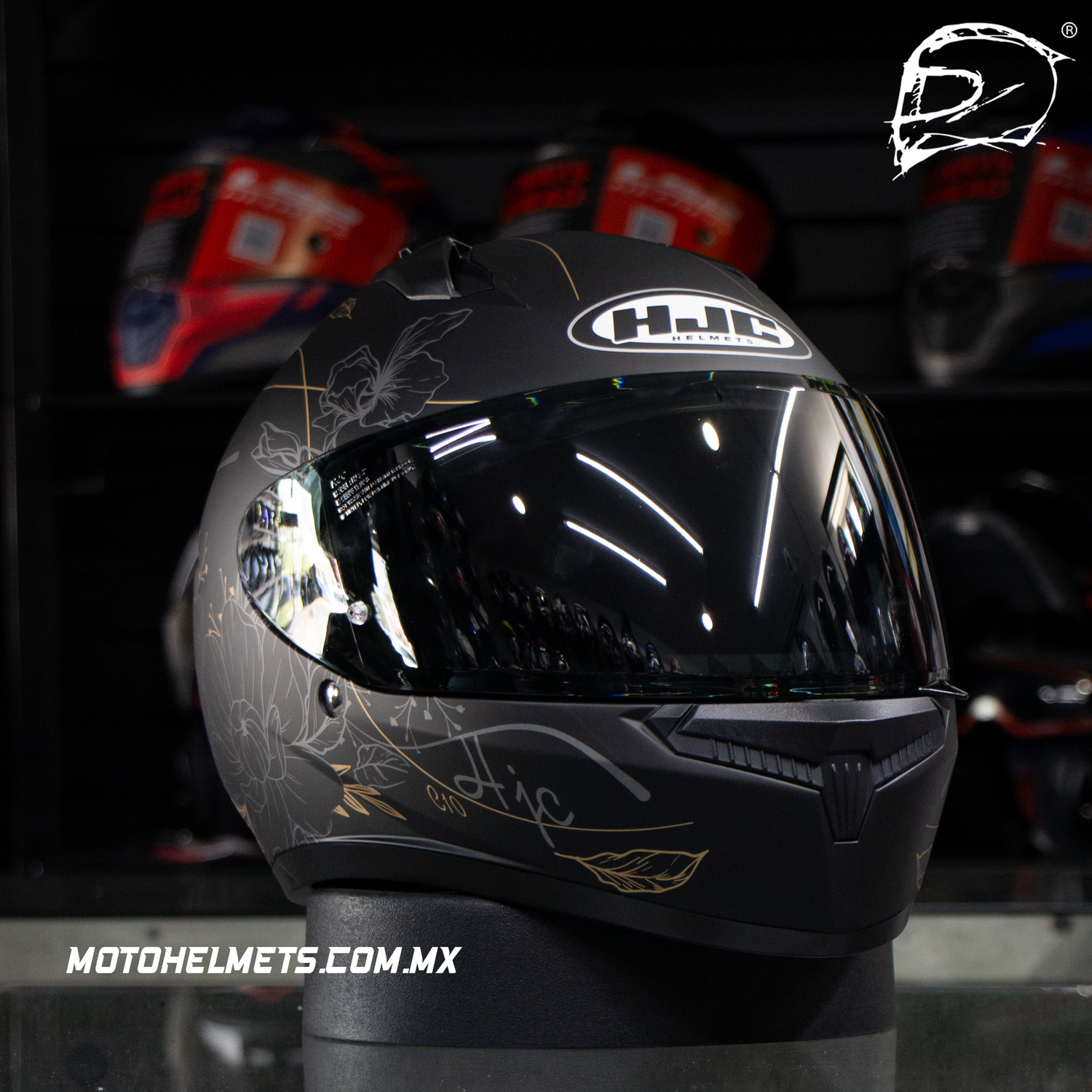 CASCO INTEGRAL HJC C10 EPIK NEGRO