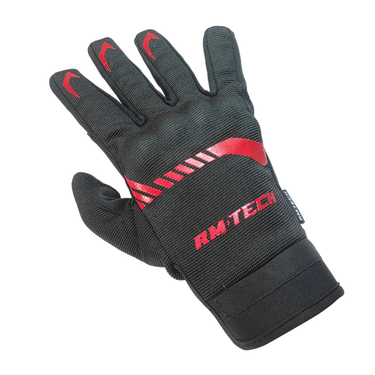 Guantes RMTECH Iconic Negro Rojo con Touch