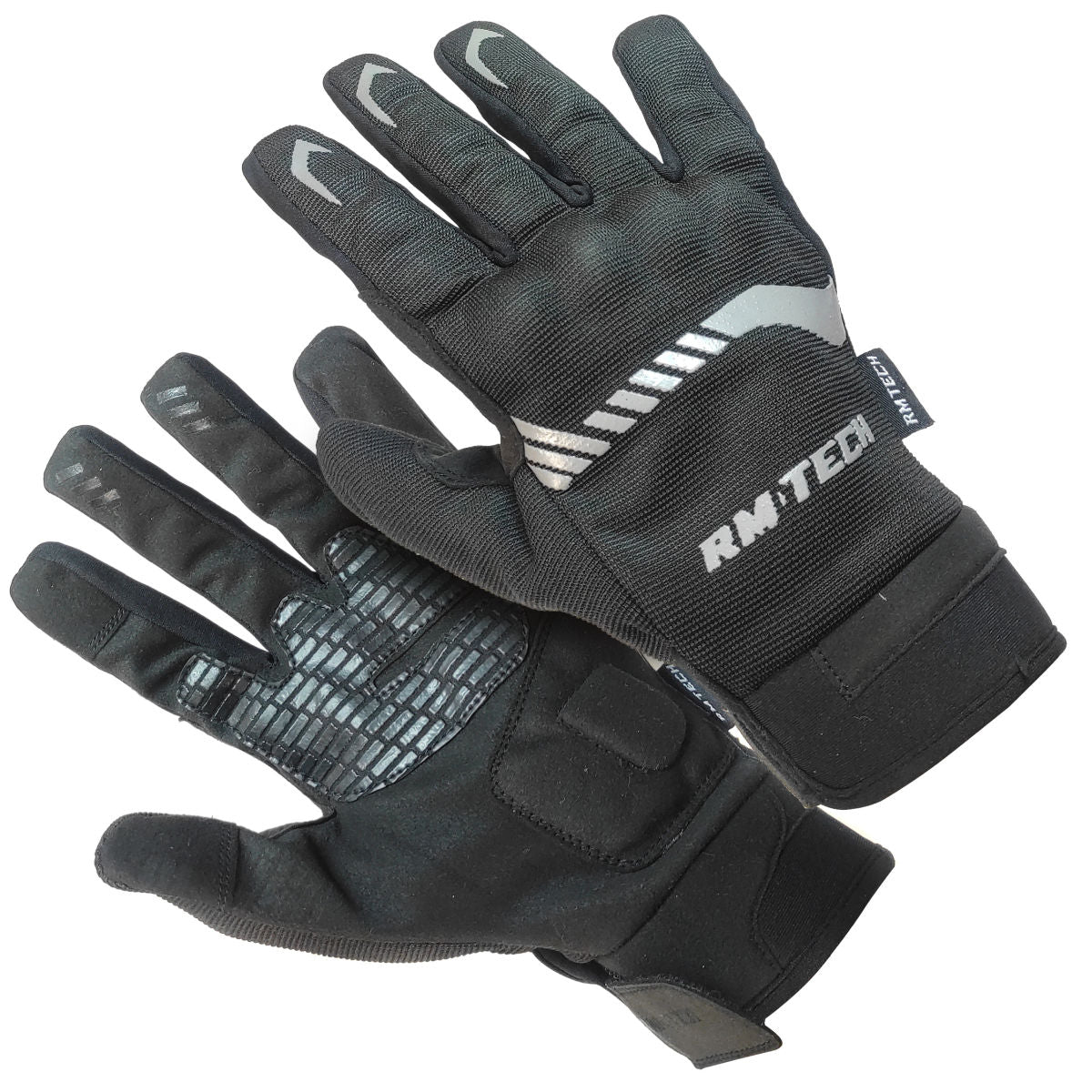 Guantes RMTECH Iconic Negro Gris con Touch