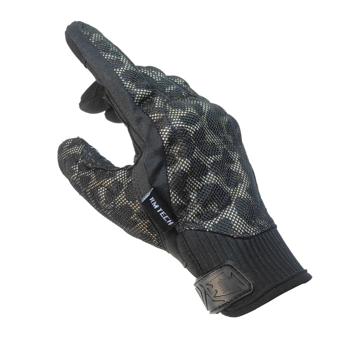 Guantes RMTECH Combat  Negro Verde con touch