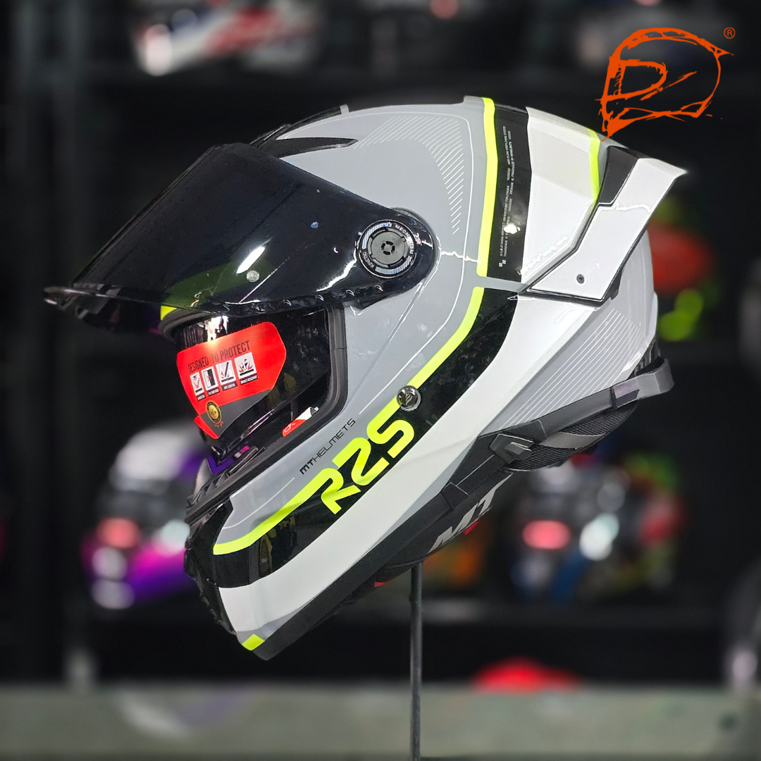 CASCO INTEGRAL MT THUNDER 4 SV R25 C3 FLUOR BRILLO