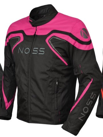 CHAMARRA NOSS X RACER NEGRO ROSA