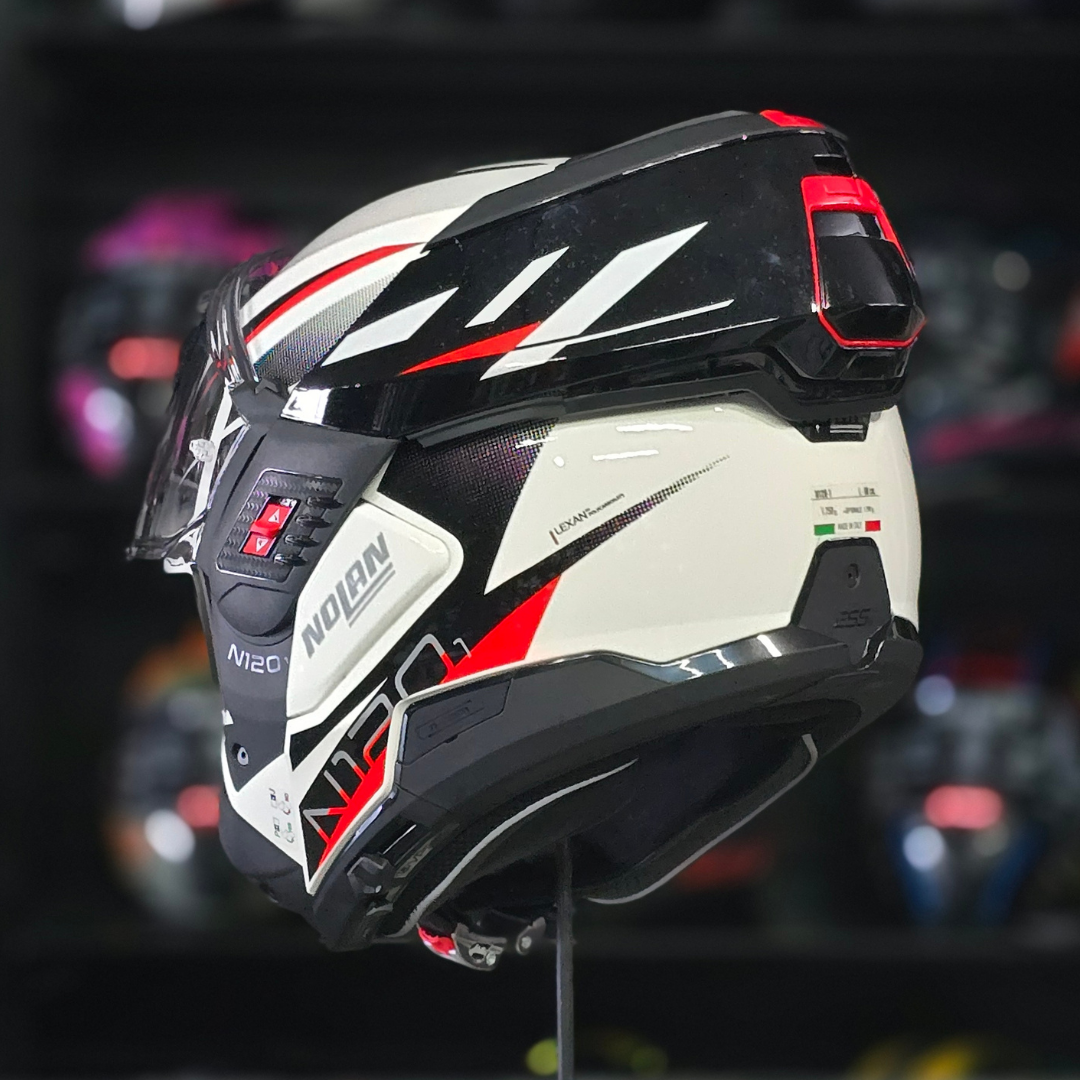 CASCO ABATIBLE NOLAN N120 1 NIGHTLIFE 27 BRILLO