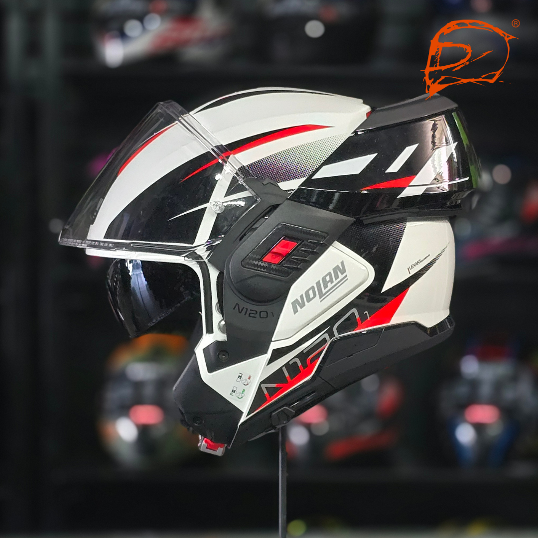 CASCO ABATIBLE NOLAN N120 1 NIGHTLIFE 27 BRILLO