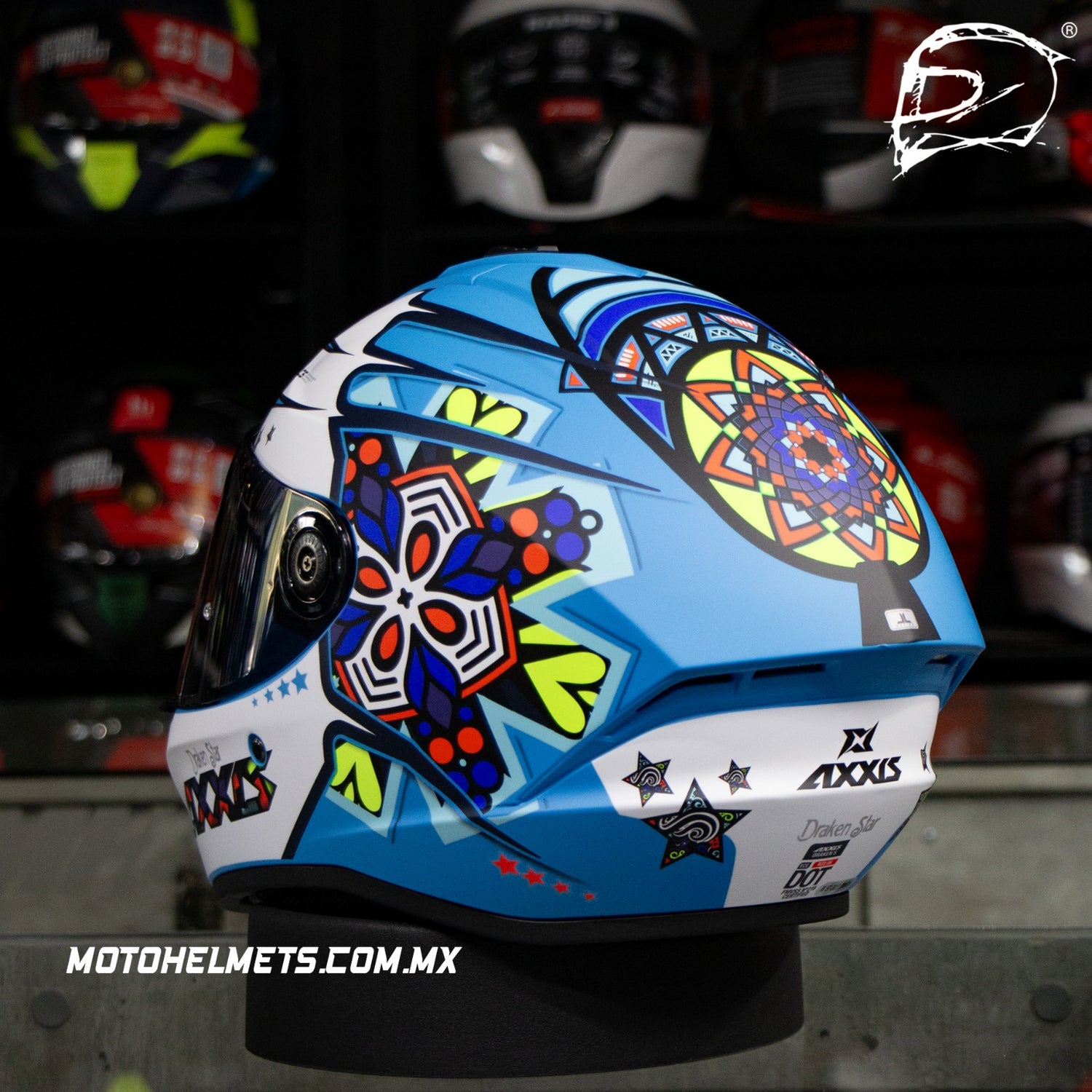 CASCO INTEGRAL AXXIS DRAKEN S STAR C17 FLUOR B