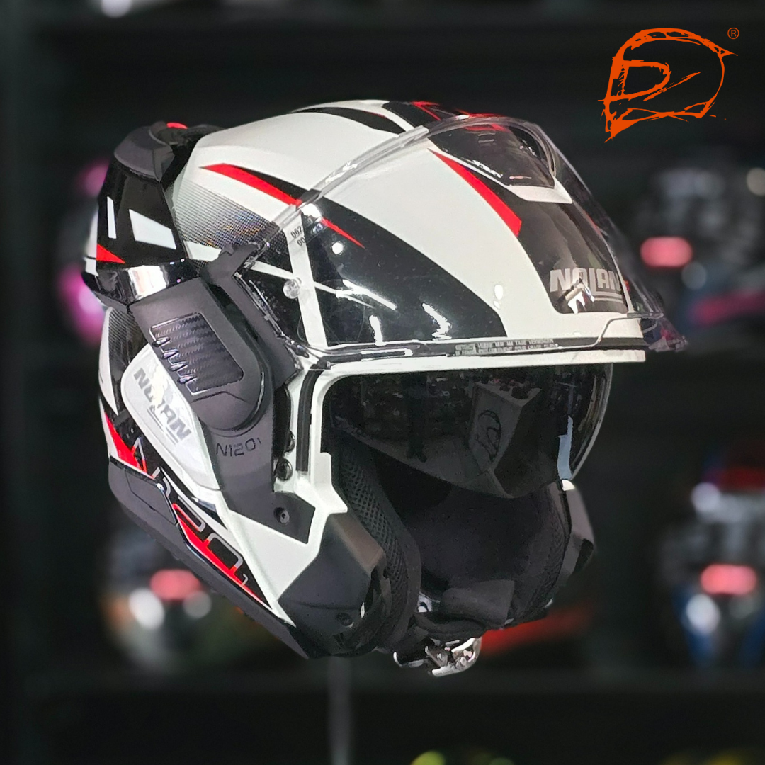 CASCO ABATIBLE NOLAN N120 1 NIGHTLIFE 27 BRILLO