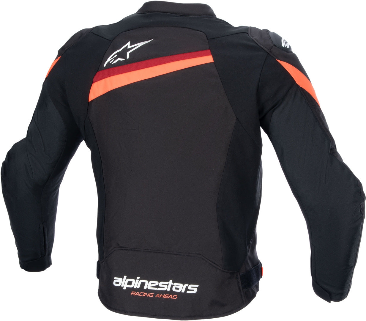 CHAMARRA ALPINESTARS  T-GP PLUS R V4 NEGRA ROJO FLUO