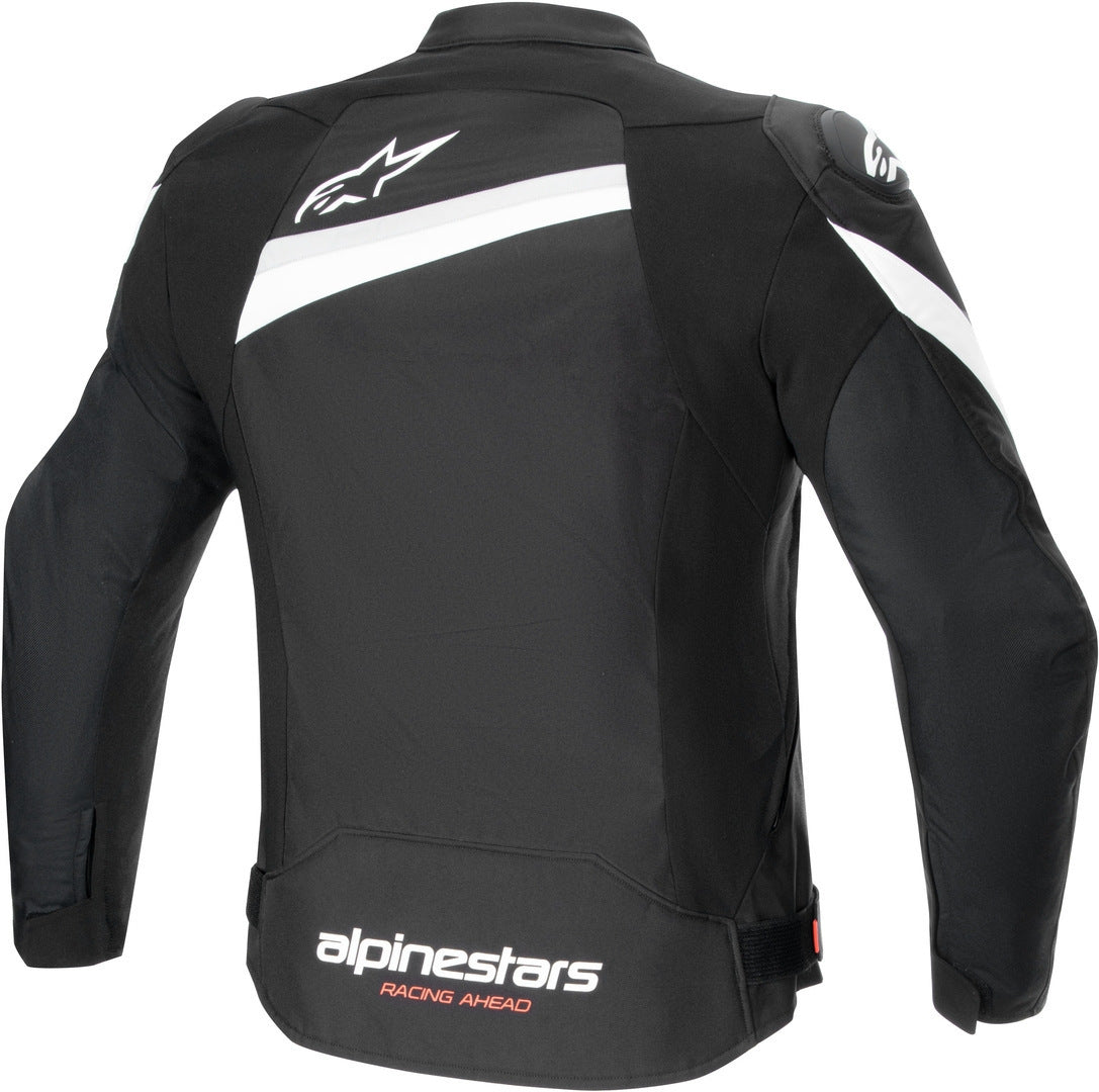 CHAMARRA ALPINESTARS T-GP PLUS R V4 NEGRA BLANCO