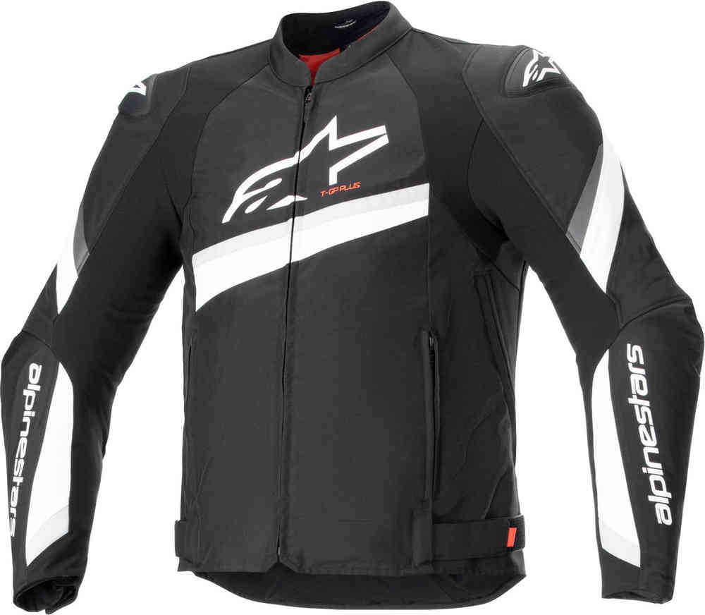 CHAMARRA ALPINESTARS T-GP PLUS R V4 NEGRA BLANCO