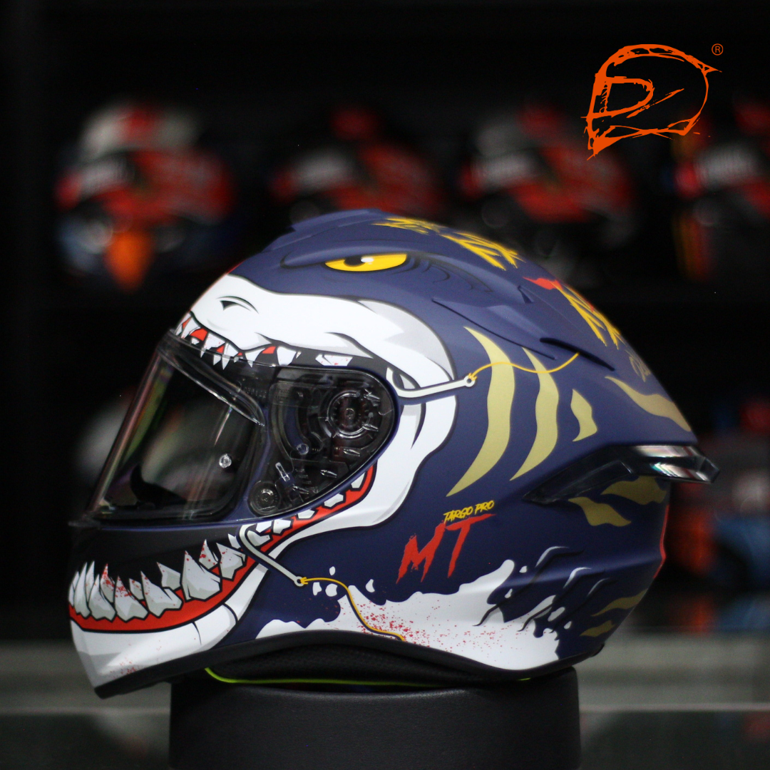 CASCO INTEGRAL MT TARGO PRO SHARKY B7 MATE