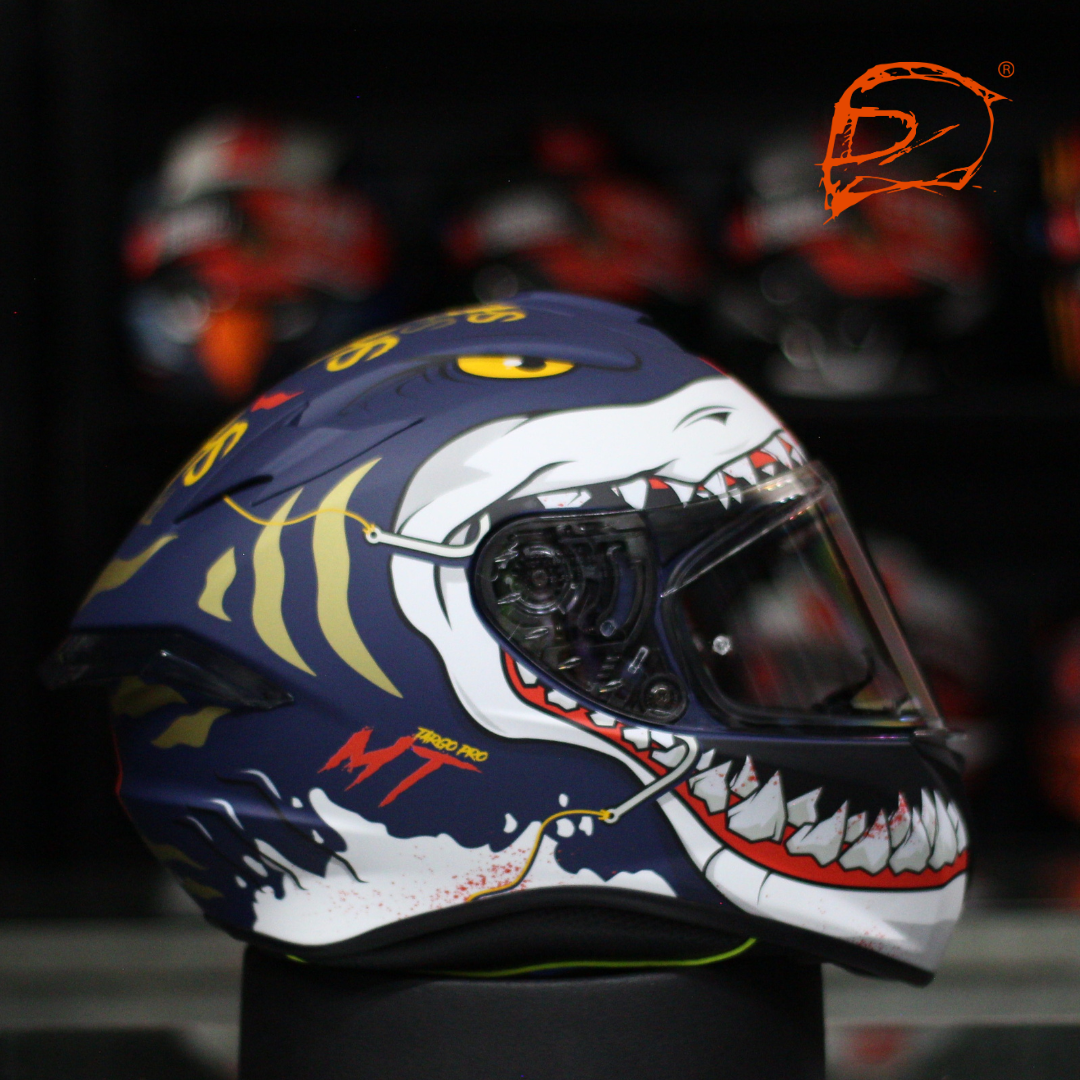 CASCO INTEGRAL MT TARGO PRO SHARKY B7 MATE