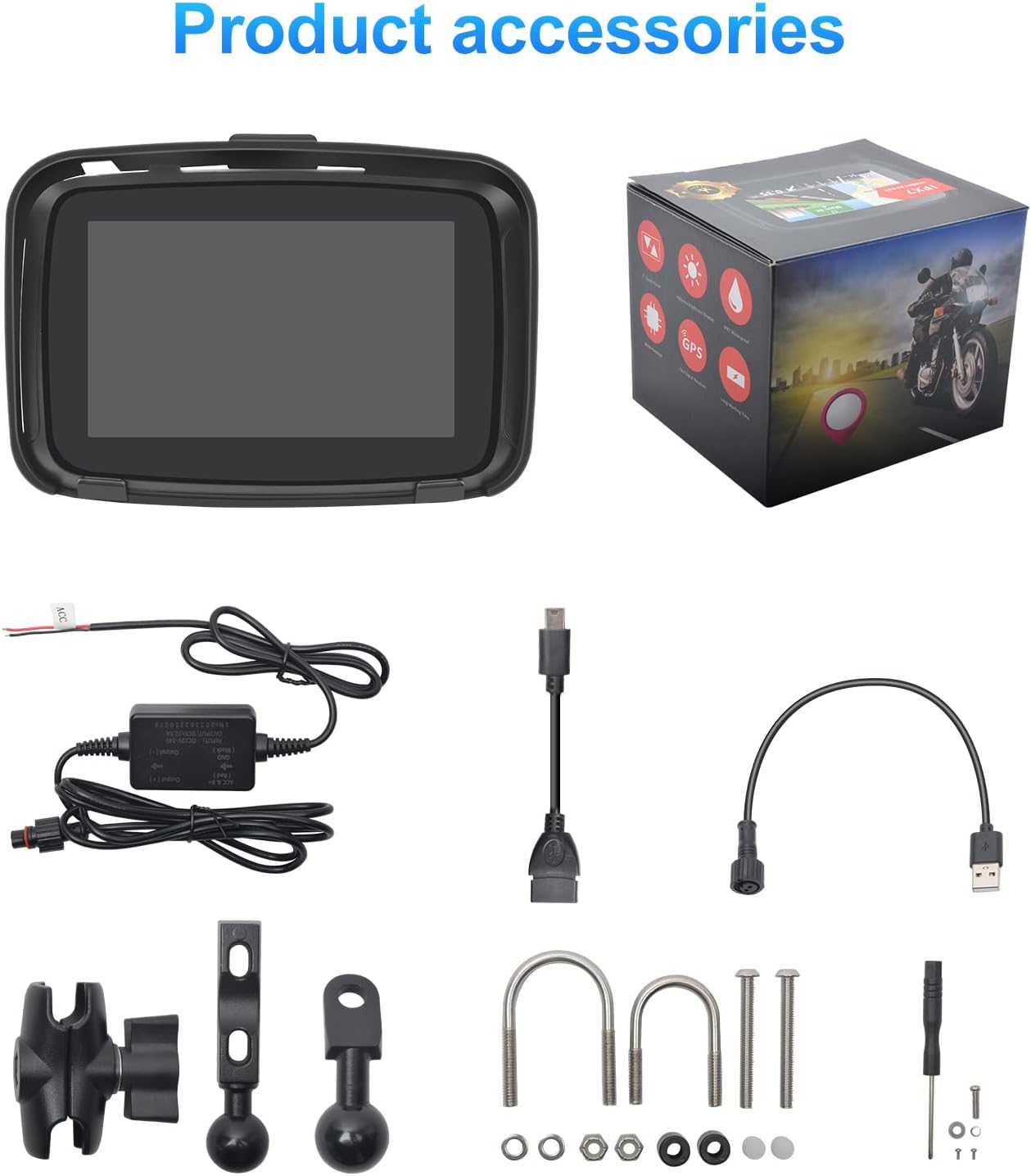 GPS C5 para motocicleta Carplay / Android