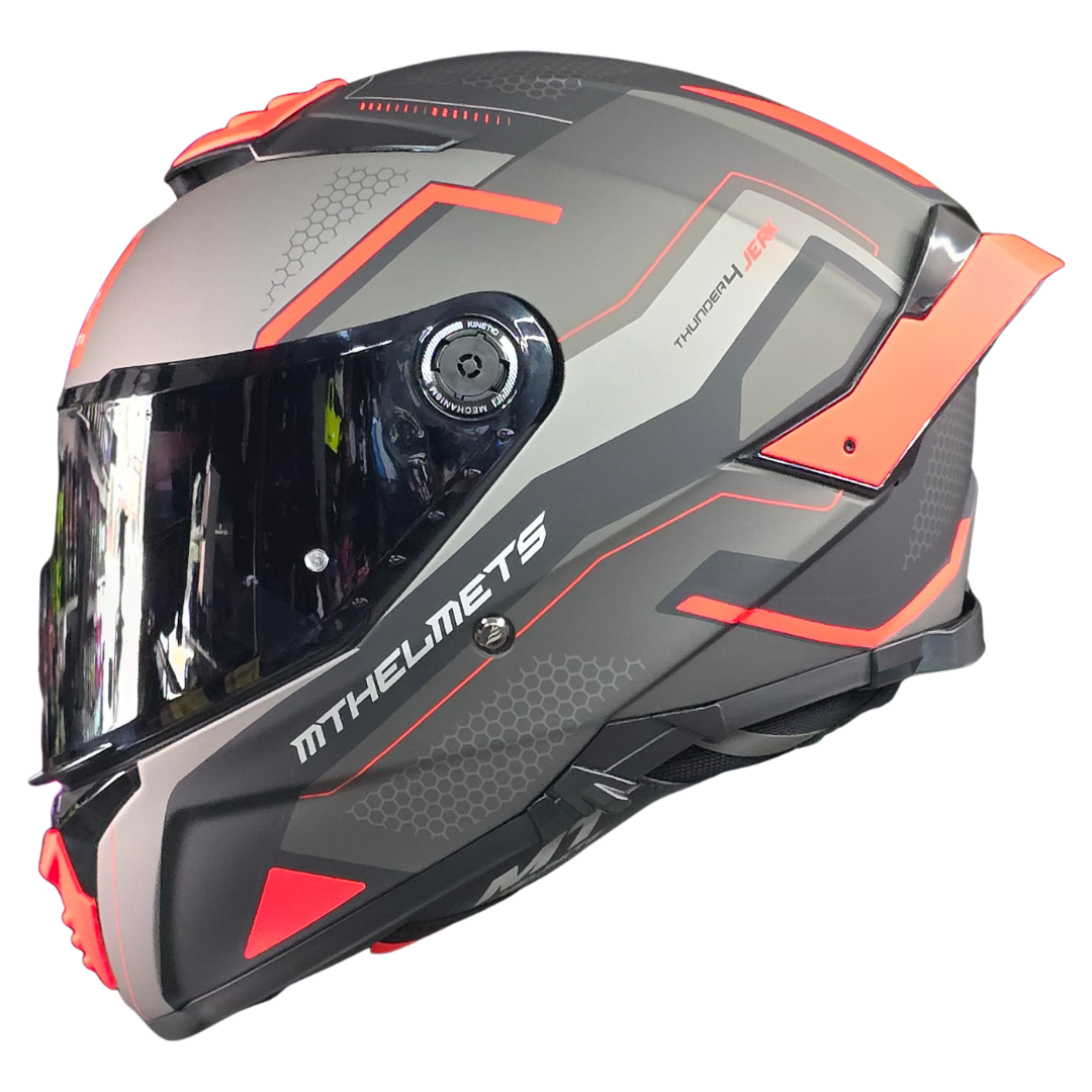 CASCO INTEGRAL MT THUNDER 4 SV JERK B5 ROJO