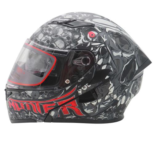 CASCO ABATIBLE R7 RACING HUNTER