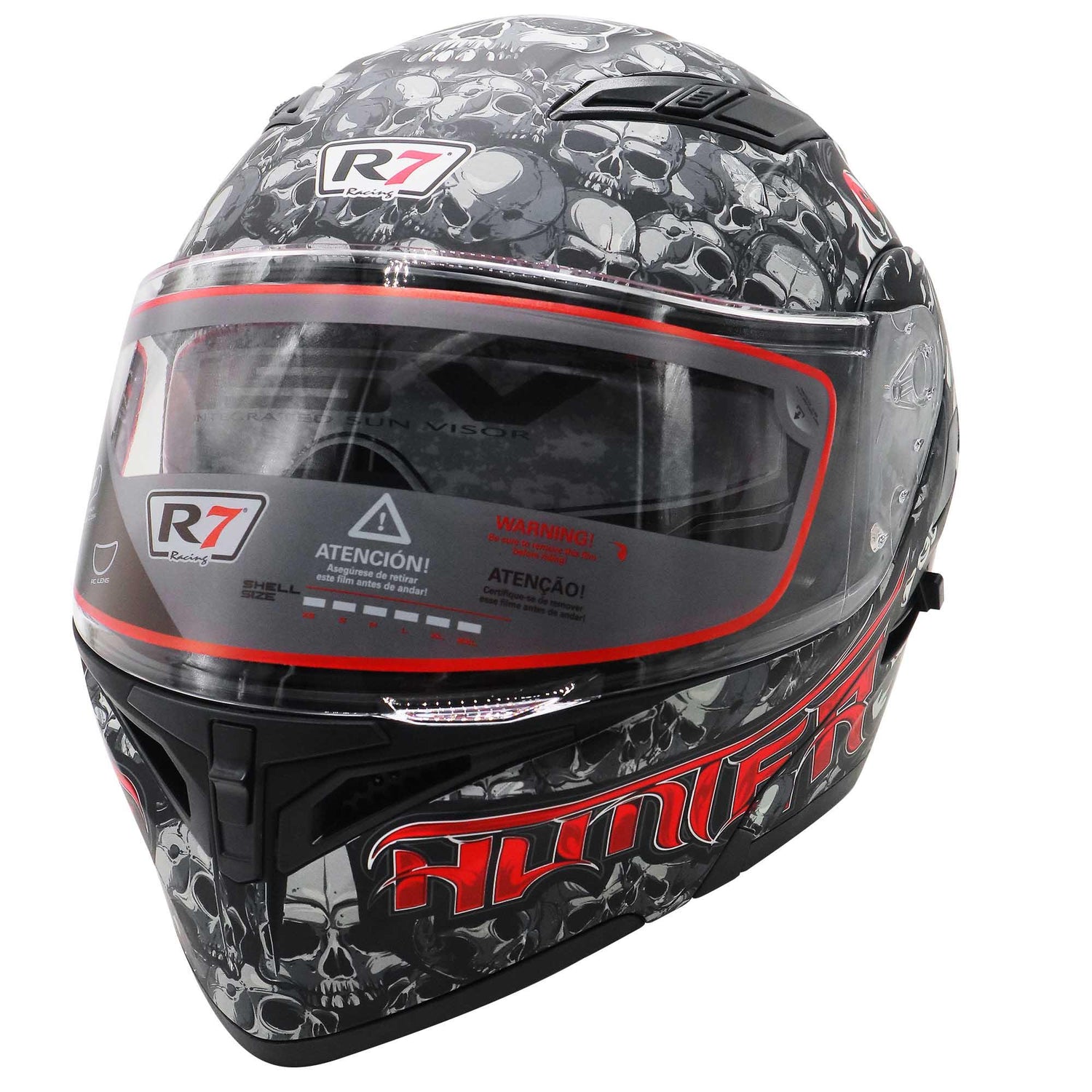 CASCO ABATIBLE R7 RACING HUNTER