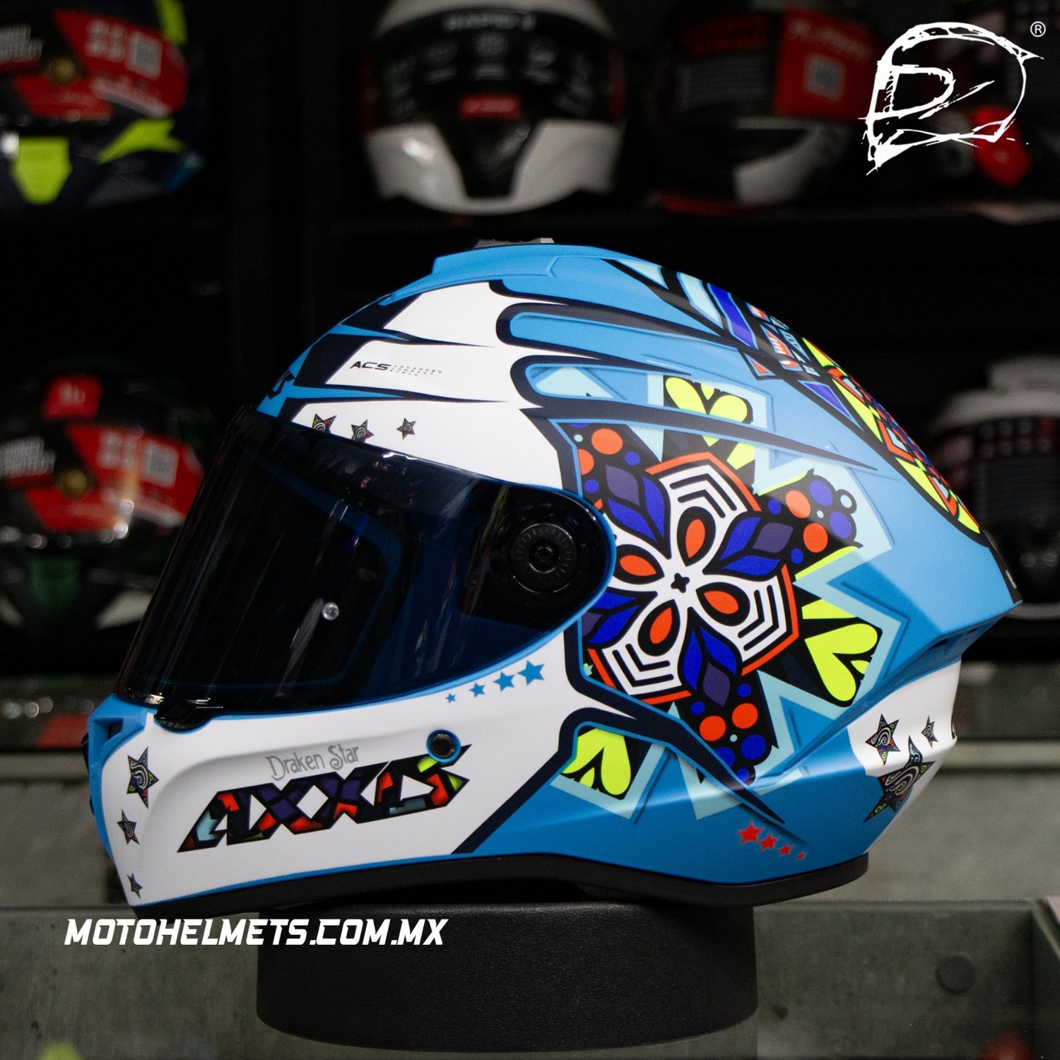 CASCO INTEGRAL AXXIS DRAKEN S STAR C17 FLUOR B