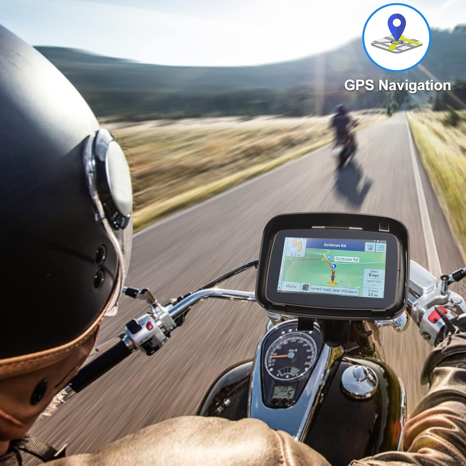 GPS C5 para motocicleta Carplay / Android