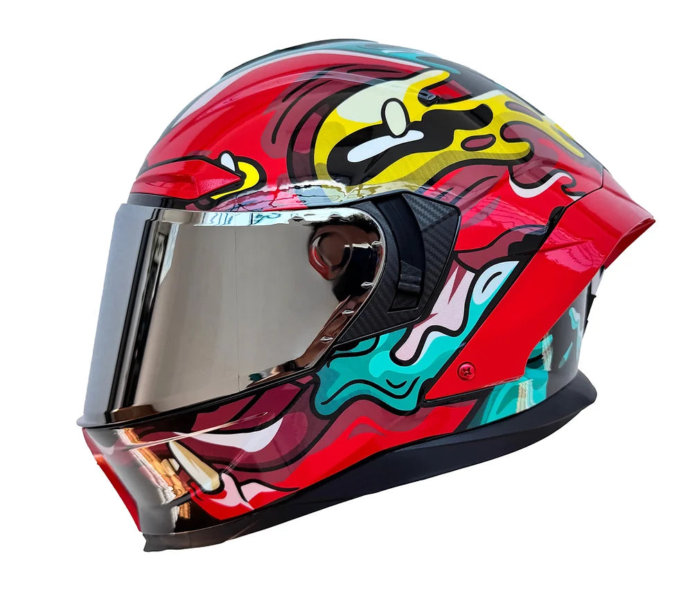 Casco Cerrado Noss NS 803 Rex Multicolor